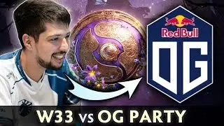 Новый мид LIQUID cs пати коров OG &mdash; W33 vs Topson + Ana