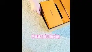 Louis Vuitton Murakami White Multicolour key pouch unboxing. Quality issue at end - watch next short