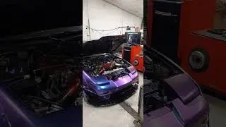CA18DET 200SX S13 Dyno, with a chipped stock ECU Holset HE221w turbo