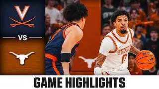 Virginia vs. Texas Game Highlights | 2025-26 ACC Men's Basketball