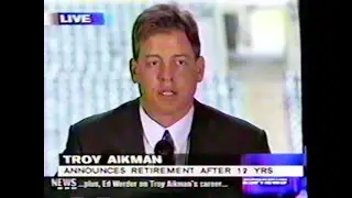 Troy Aikman Retirement Press Conference (2001)