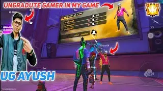 UNGRADUATE GAMER IN MY GAME || GRANDMASTER LOBBY || UNGRADUTE GAMER HEADSHOT HACKER 😱