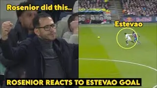 🤯Liam Rosenior Reaction to Estevao Goal Against Crystal Palace, Chelsea 3-1 Crystal Palace Highlight