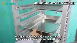 Aluminum Multifunctional trolley For  GN 1/1 & 40&times;60 cm trays