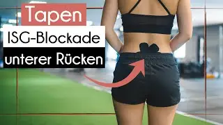 Iliosakralgelenk Kinesio Tapes - Unteren Rücken Tapen Anleitung | PULSUS fit