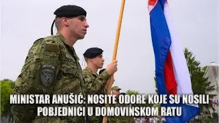 Ministar Anušić: Nosite odore koje su nosili pobjednici u Domovinskom ratu