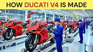 Inside the Ducati Factory: From Raw Metal to $100,000 Panigale V4 (Full Process 2025)