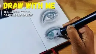 Level up your Art skills: Realistic Graphite Eye Drawing Tutorial | #art #shorts