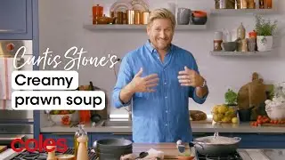 Creamy Seafood Prawn Soup with Fennel & Herbs | Cook With Curtis Stone | Coles