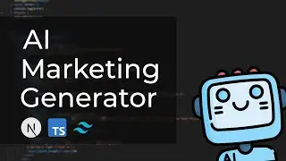 Let's build an AI Marketing Copy Generator in NEXT.JS!