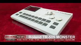 Roland TR505 MONSTER Drum Machine TR505 + TR707 + TR808 + TR909 + CR78 + Linn LM1 + Linn Drum + DMX