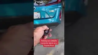 Catalytic Converter Alarm for Toyota Prius. FastGuardAlarms.com