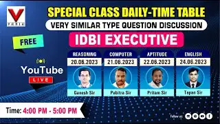 21st JUNE | COMPUTER | IDBI EXECUTIVE  MEMORY BASED QUESTION DISCUSSION BY VANIK BEST FACULTY#vanik