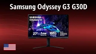 Monitor Samsung Odyssey G3 G30D | TEST | Angielski