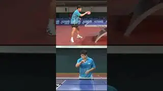 Penhold backhand attack tutorial (1),   forehand attck DEMO by Wanghao , 王皓直拍横打教学(1)，皓令天下之正手攻球