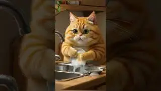Cutest Cat Story #cat #viral #funny #cutecat #youtube #story #ai #cartoon
