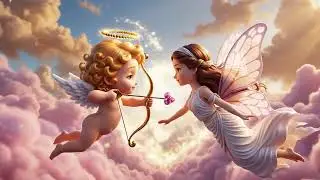 The love story between Eros (Cupid) and Psyche