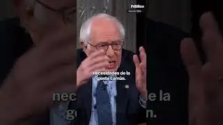 Bernie Sanders, sobre el poder y la l&oacute;gica de impunidad: 