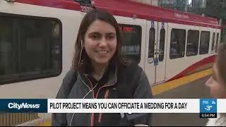 Officiating a wedding a reality in Alberta