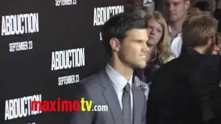 Taylor Lautner at ABDUCTION World Premiere Arrivals