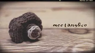 【かぎ針編み】 カメラの編み方 How to crochet a camera