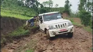 Mahindra bolero camper 4x4 extreme off-road Nepal road #mahindra #bolero #trending #viral #offroad