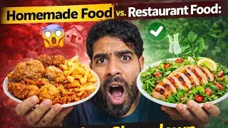 Homemade Food vs. Restaurant Food🤯The Safety Showdown #Diet