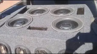 GOL COM 4 SUBWOOFER BOMBER BICHO PAP&Atilde;O 700W 12
