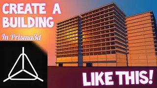 This is how I make my buildings in 10 mins | Prisma 3d time lapse tutorial