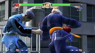 Virtua Fighter 4 Final Tuned - SlamTownALPHA (Goh) vs Wolf Hawkfield (Shun/Jacky) ROLLBACK NETCODE