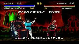 Mortal Kombat Legacy Collection Mortal Kombat 3 SNES Version Nightwolf Friendship