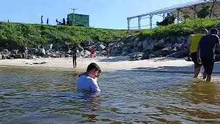 Praia da Marina da Gl&oacute;ria RJ Aterro do Flamengo dia de sol ⛅🌴 