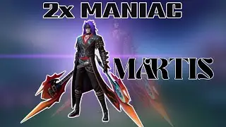 2x MANIAC!! Martis Aggressive Killer + Best Build & Emblem &deg;-&deg;