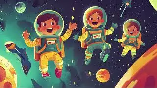 Little Space Explorers | Learn Spanish Space Words | Fun Bilingual Song for Kids