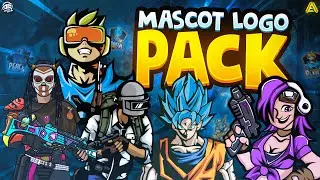 Free Mascot Logo Pack For All Gamers || 10K Special Mascot Logo Pack By Ae.