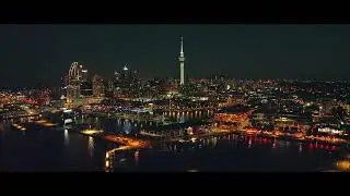 Auckland Skyline - New Zealand - Mavic 3 Wide Angle Lens