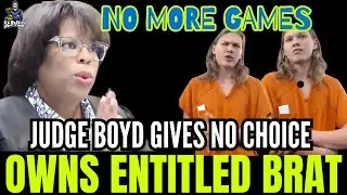 Judge Boyd OWNS Entitled Defendant Gives Him No Choice! | ALL NEW!