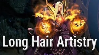 Magus Accord + Dark artistry Long hair head  + Infused Mantle of the Blackguard