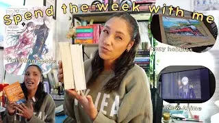 A Week of Finishing My Current Reads, Anime Nights & Cozy Hobbies