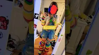 KID CORE XD #kidcore #style #kandi #silly #rainbow #aesthetic #clothing #kids #song #shorts