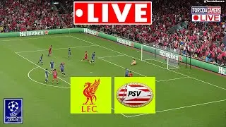 🔴 Liverpool vs PSV LIVE | UEFA Champions League 2025/26 | Full Match Simulation