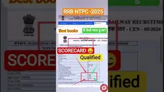 Rrb ntpc cbt1 scorecard 2025, rrb ntpc cbt1 cutoff 2025, rrb ntpc cbt1 result 2025 #rrbs