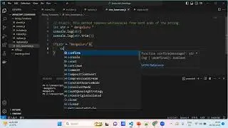String Functions - JavaScript Trim()