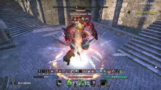 Breton Magicka Warden 81k+ dps - Raid Dummy (Dragonhold) - Easy static Rotation