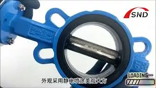 2500lb bf butterfly valve customized ductile iron wafer butterfly valve