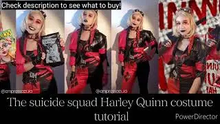 COSPLAY| &pound;55.23 TOTAL The Suicide Squad Harley Quinn costume janky tutorial