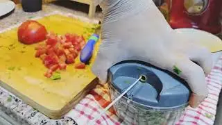 Arabic Salad Tabooli made by my Son