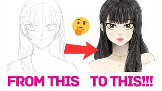 DIGITAL ART USING IBIS PAINT X || HOW I DRAW AS A BEGINNER