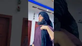 How to tie Afghani paaj 🖤🍂 #motivation #pubgplayerunknownsbattlegrounds #hairstyle