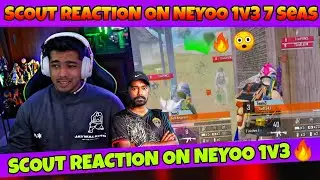 Scout Reaction On Neyoo 1v3🔥 | Scout Reaction On Godl Gill vs 7 Seas